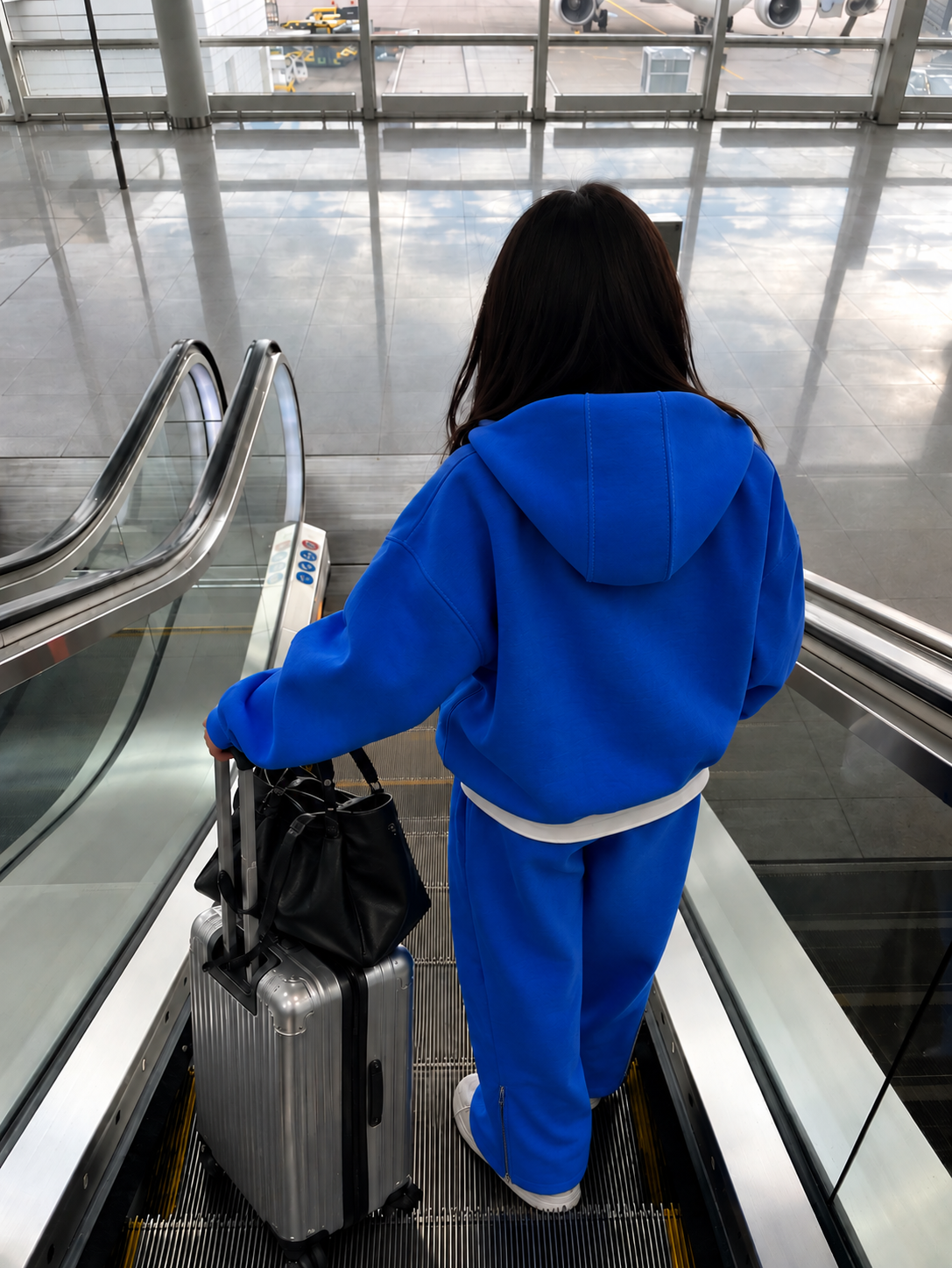 Royal Blue - Flat Fleece Jogger 420 GSM