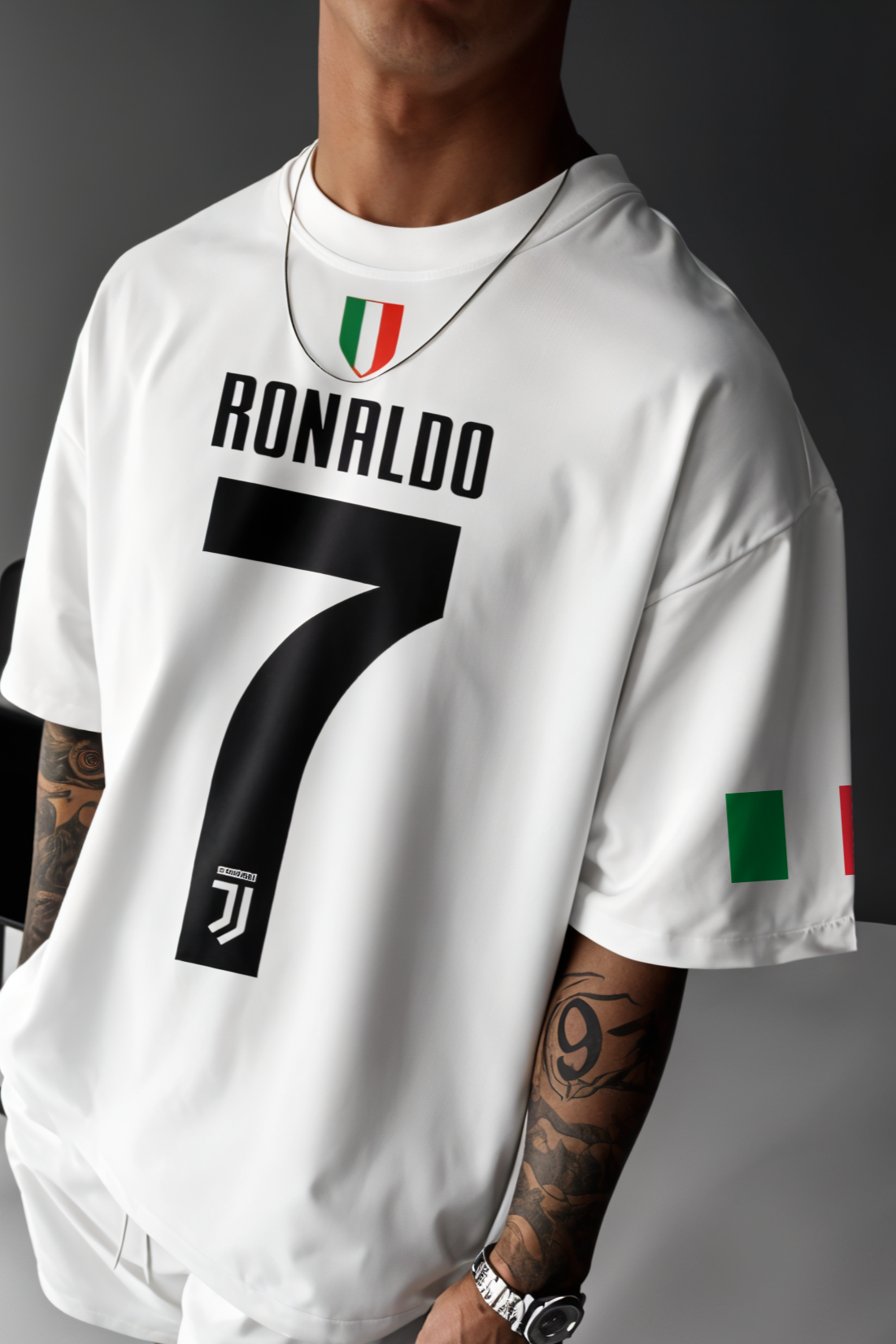 T-Shirt - Mr Seven - White - Oversized