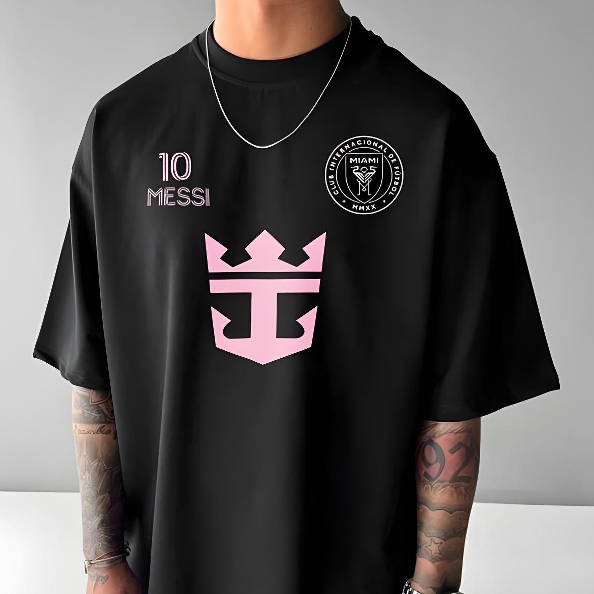 T-Shirt - Royal Caribbean - Black - Oversized Strong Soul Shirts & Tops