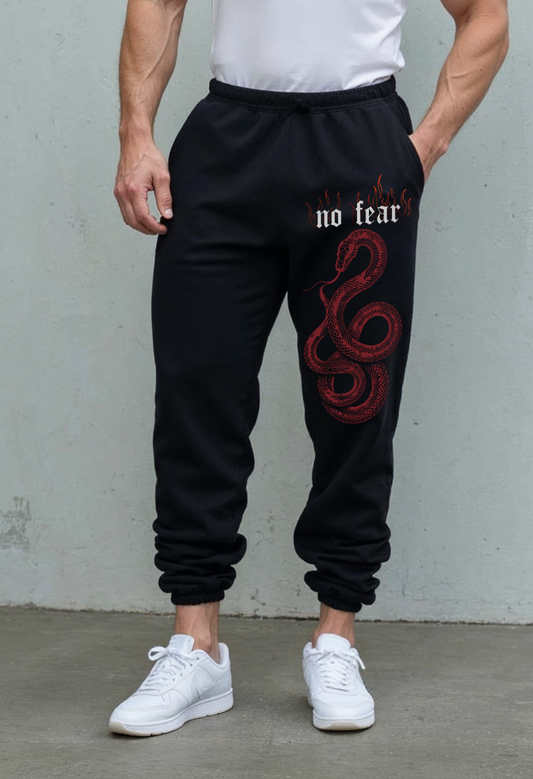Strength Athlete - Joggers P106 - Black Strong Soul Track Pants