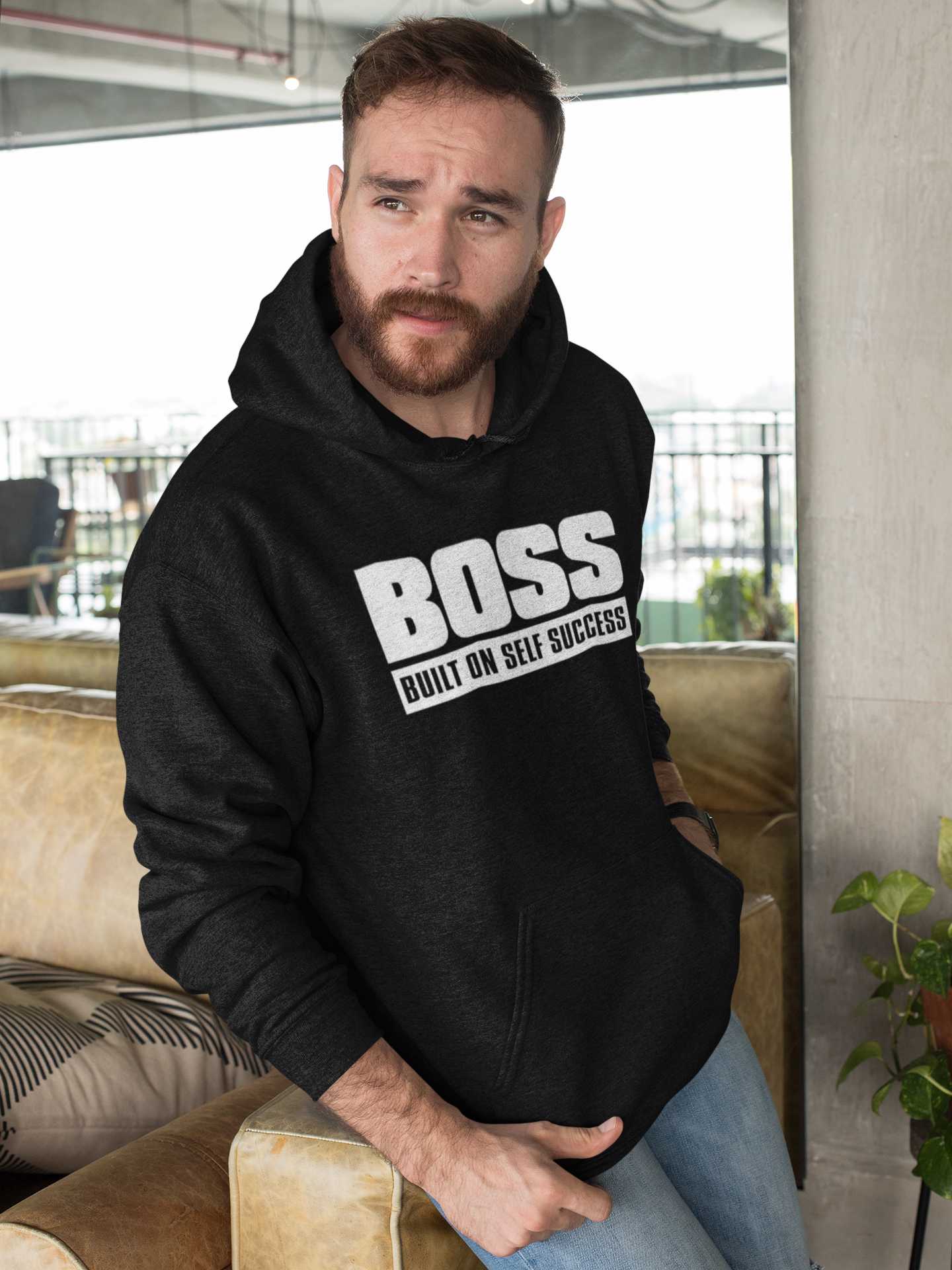 BOSS - Built On Self Success - Unisex Hoodie Strong Soul Hoodie
