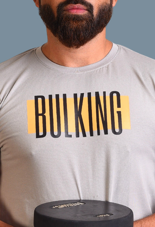 Gym T Shirt - Bulking - Men T-Shirt with premium cotton Lycra. The Sports T Shirt by Strong Soul