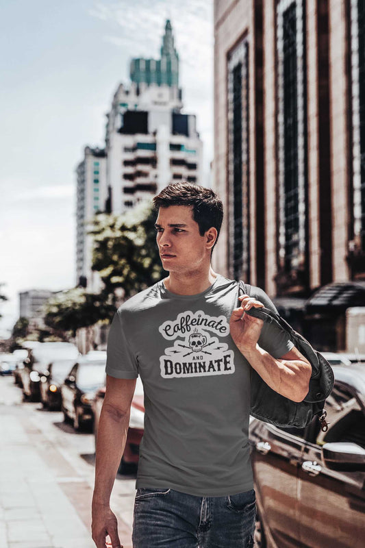 Caffeinate And Dominate - Gym T Shirt Strong Soul Shirts & Tops