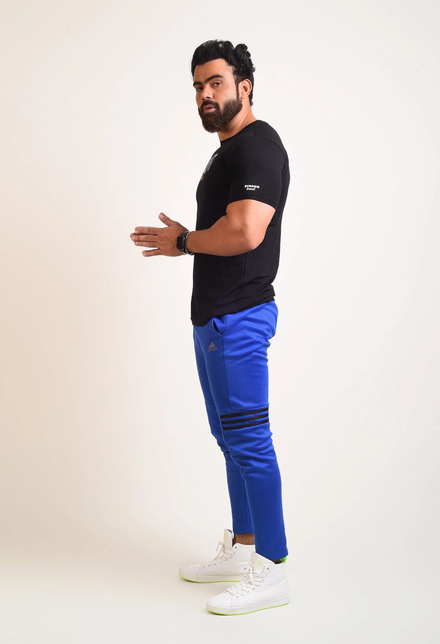 Gym T Shirt - Deadlift - Men T-Shirt with premium cotton Lycra. The Sports T Shirt by Strong Soul