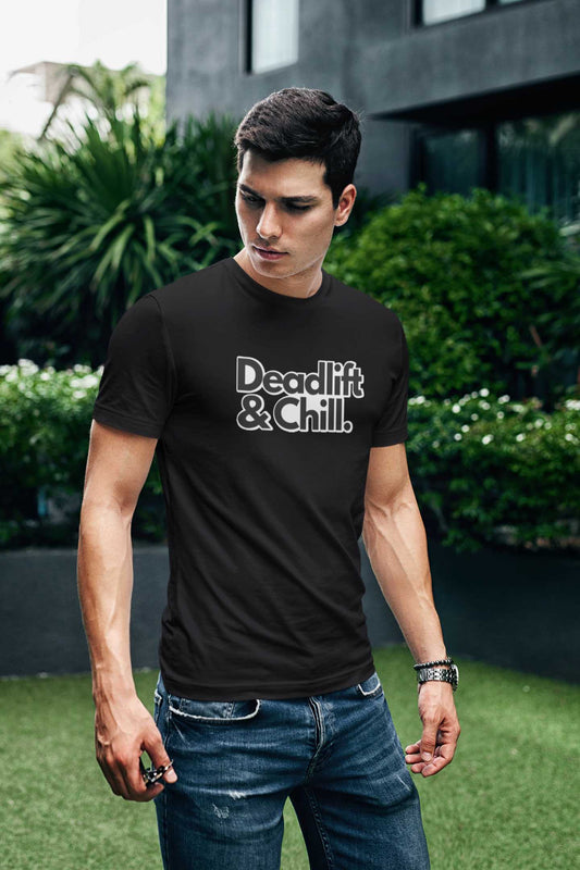 Deadlift And Chill - Gym T Shirt Strong Soul Shirts & Tops