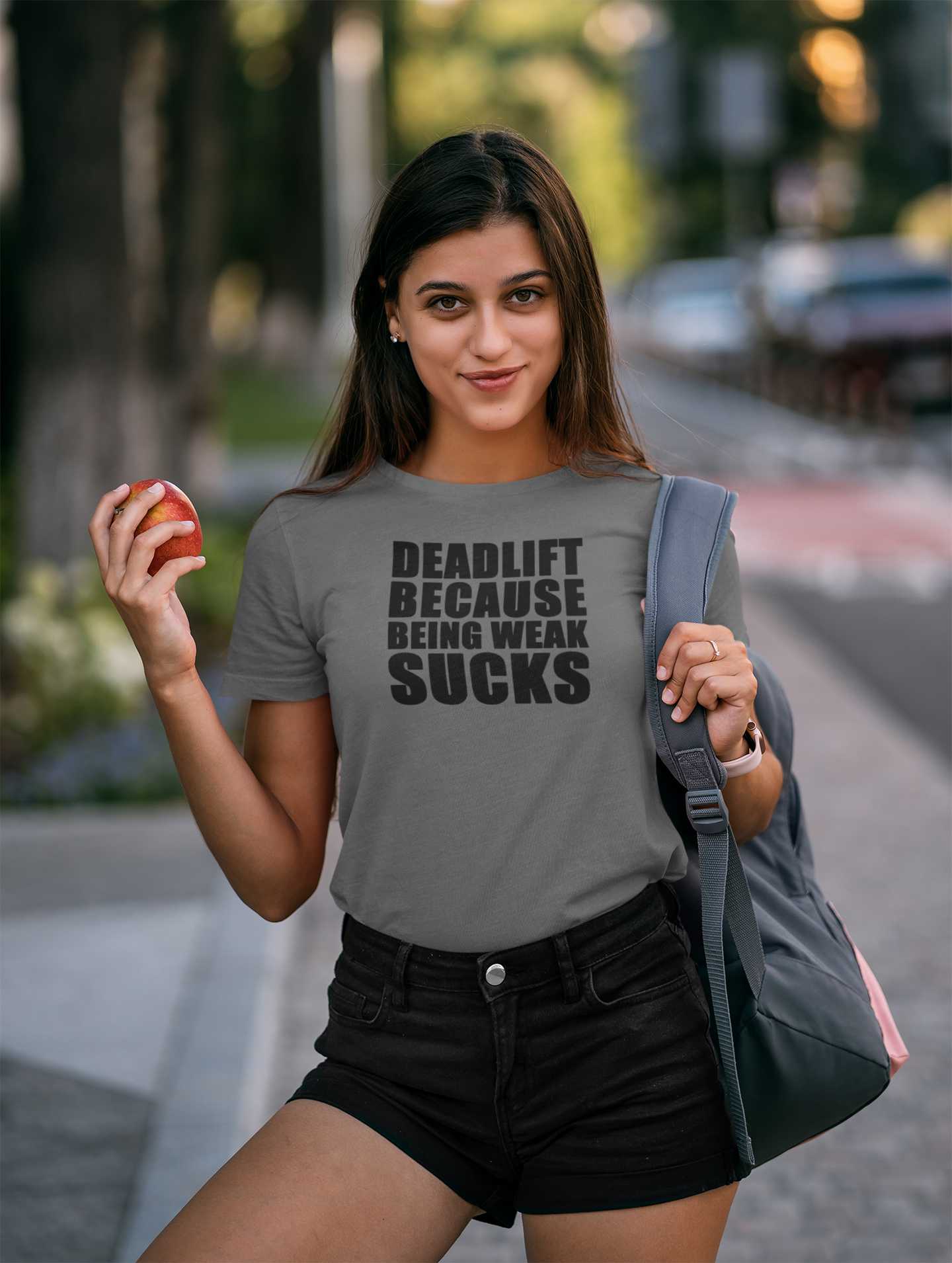 Deadlift Because Being Weak Sucks - Gym T Shirt Strong Soul Shirts & Tops