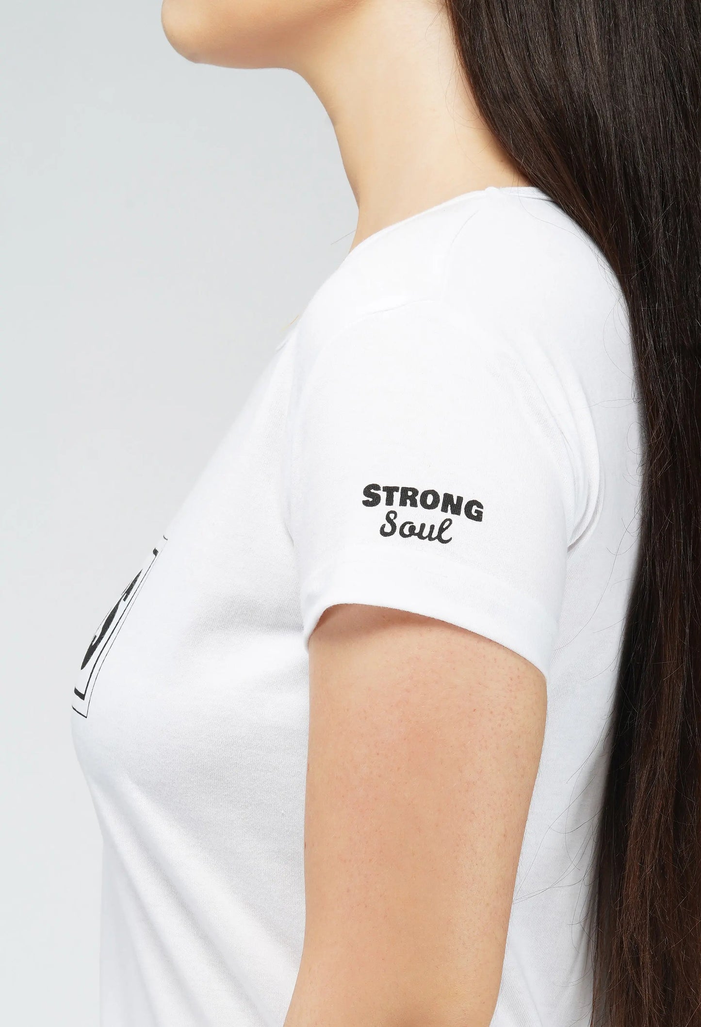 Flawless - Women White Tee Strong Soul T Shirt