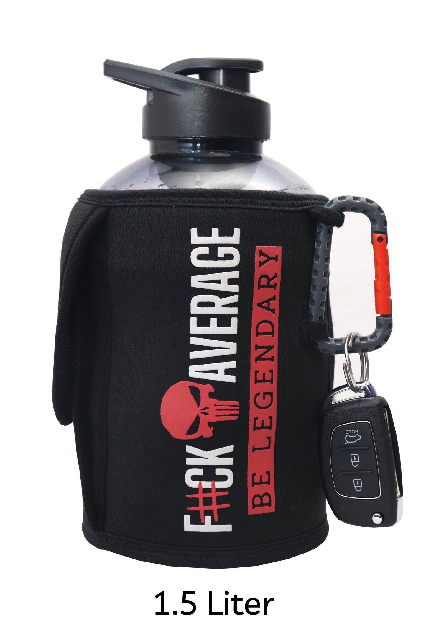 Gym Bottle 1.5L - FK Average Be Legendary Gallon - Strong Soul