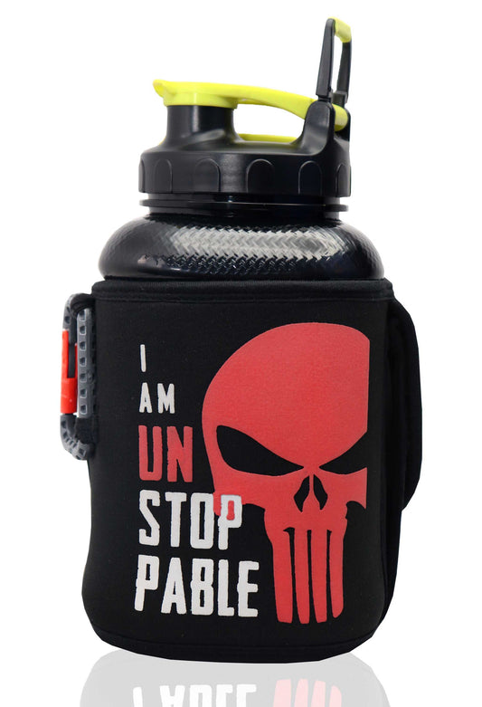 I am Unstoppable - Monster Gallon Gym Bottle 2.2L Strong Soul Gym Bottle