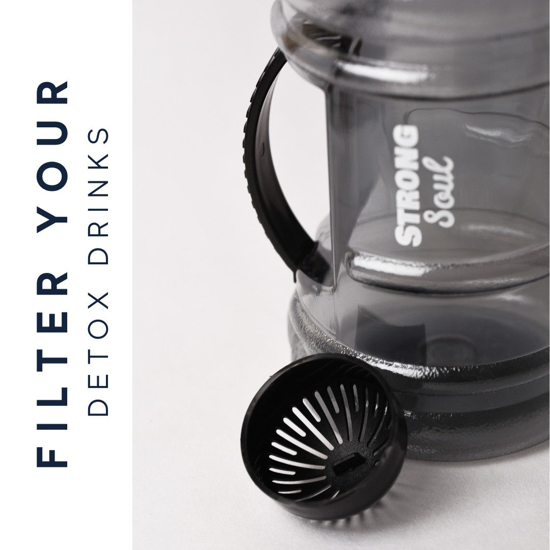 Gym Bottle 1.5L - Just Lift Gallon - Strong Soul