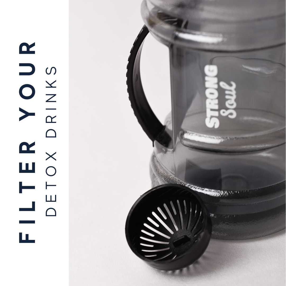 Low Squats High Standards - Gallon Gym Bottle 1.5L Strong Soul Gym Bottle