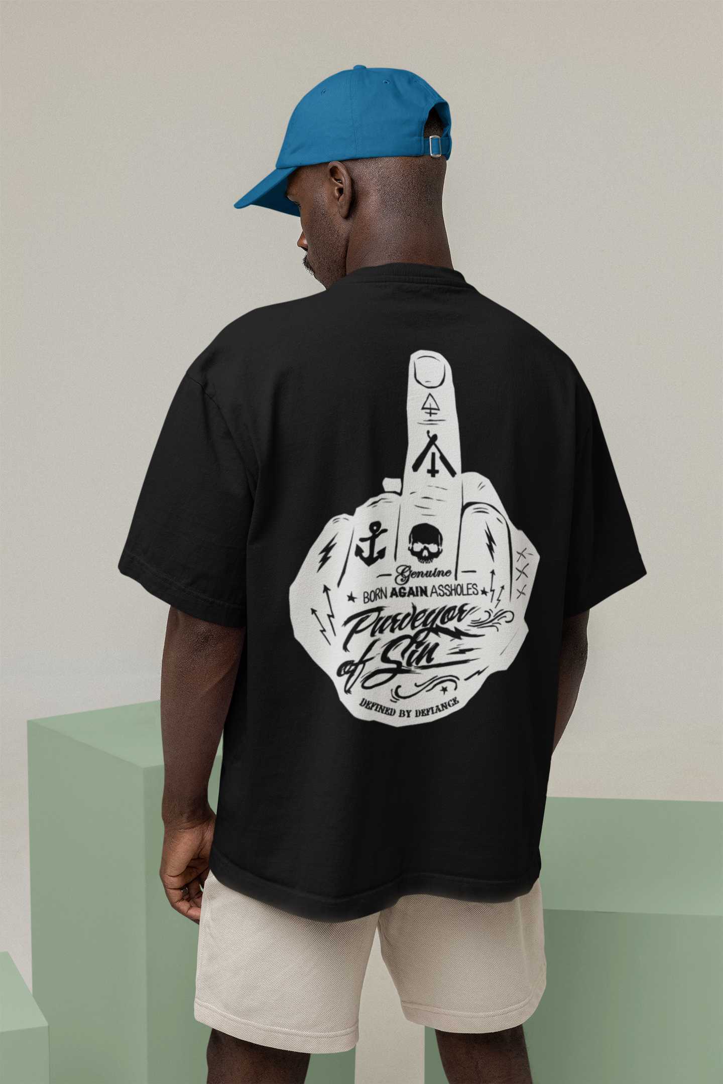 Purveyor of Sin - Gym Oversized T Shirt Strong Soul Shirts & Tops