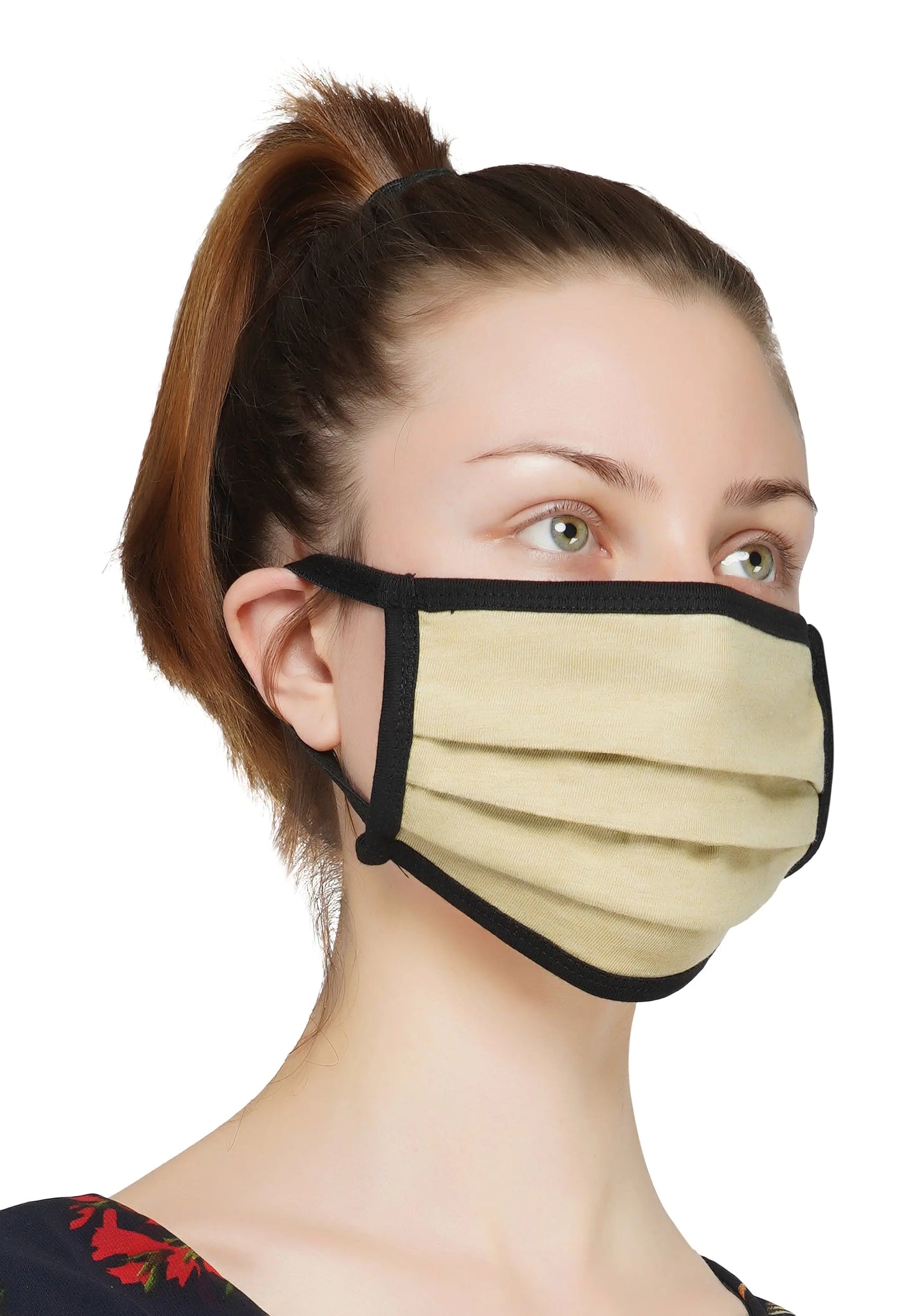 SS Essentials - Strong Shield Beige Unisex Mask (Pack of 3, 4, 5) Strong Soul Accessories