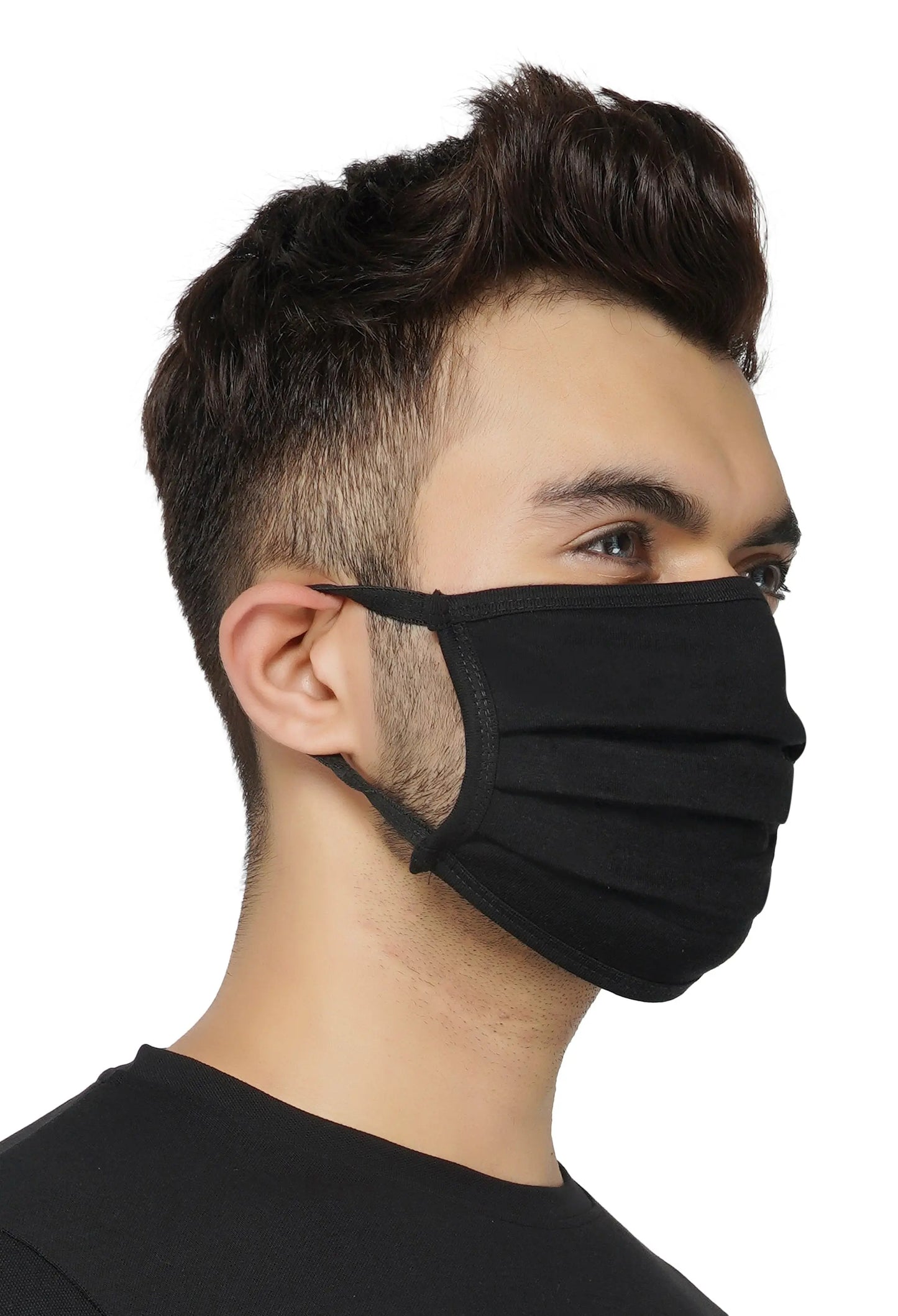 SS Essentials - Strong Shield Black Unisex Mask (Pack of 3,4,5) Strong Soul Accessories