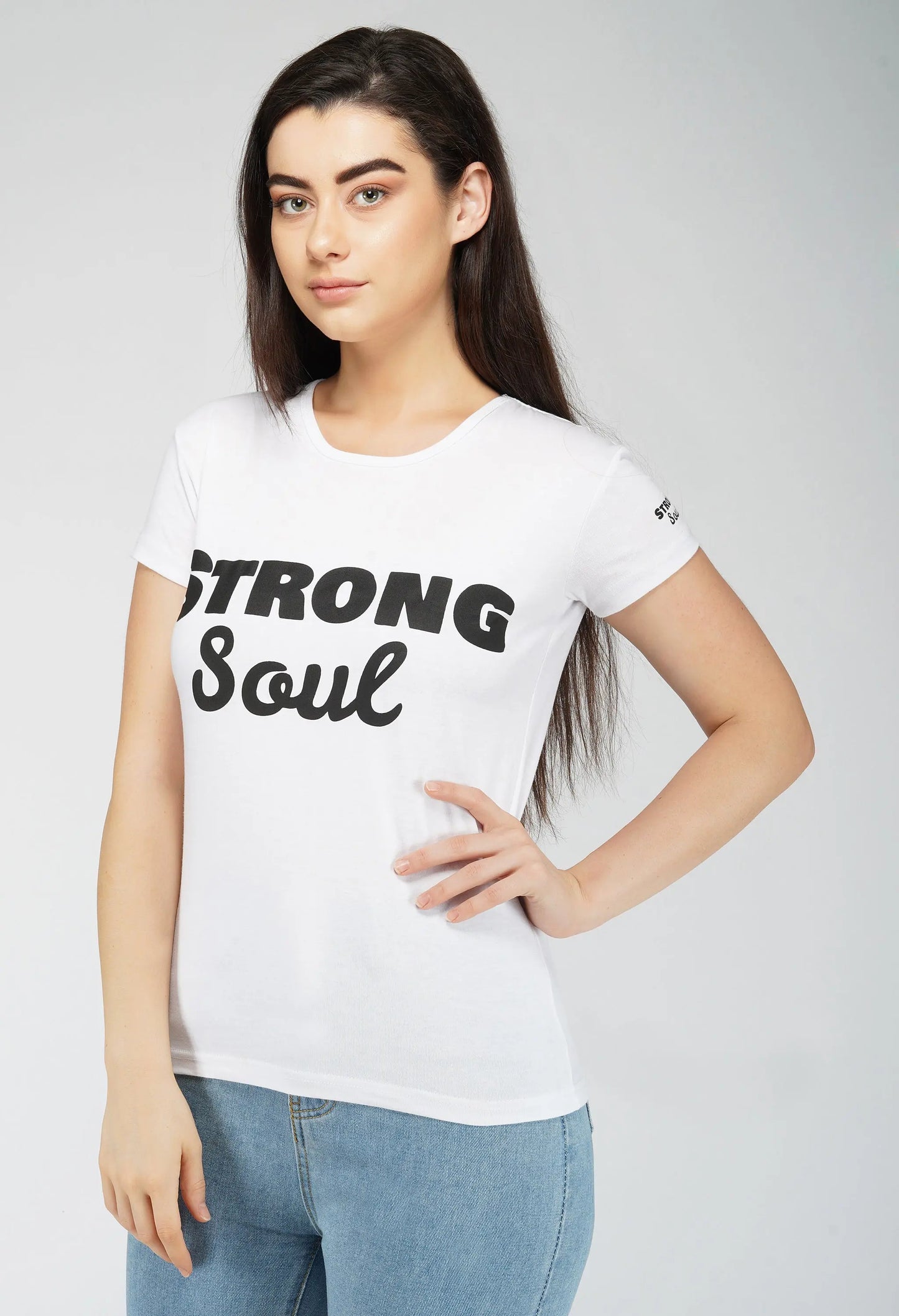 Strong Soul Classic - Women White Tee Strong Soul T Shirt