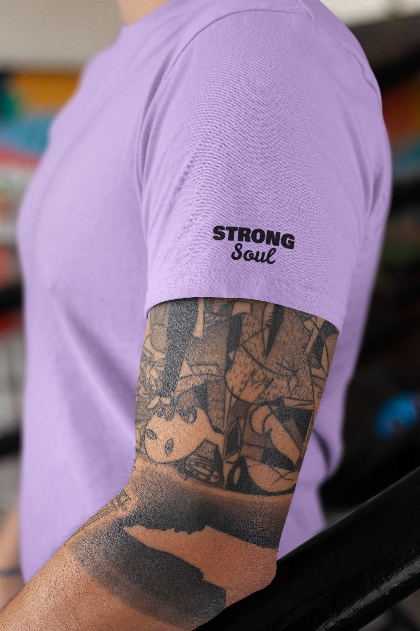 Gym T Shirt - Think Big with premium cotton Lycra. The Sports T Shirt by Strong Soul