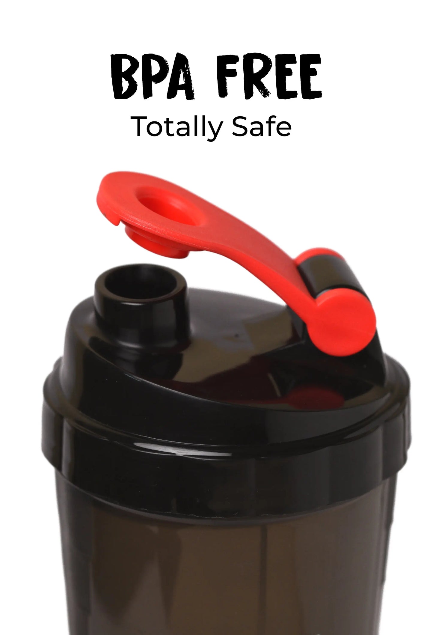 Shaker Train Hard - Protein Pro 700ML - Red - Strong Soul