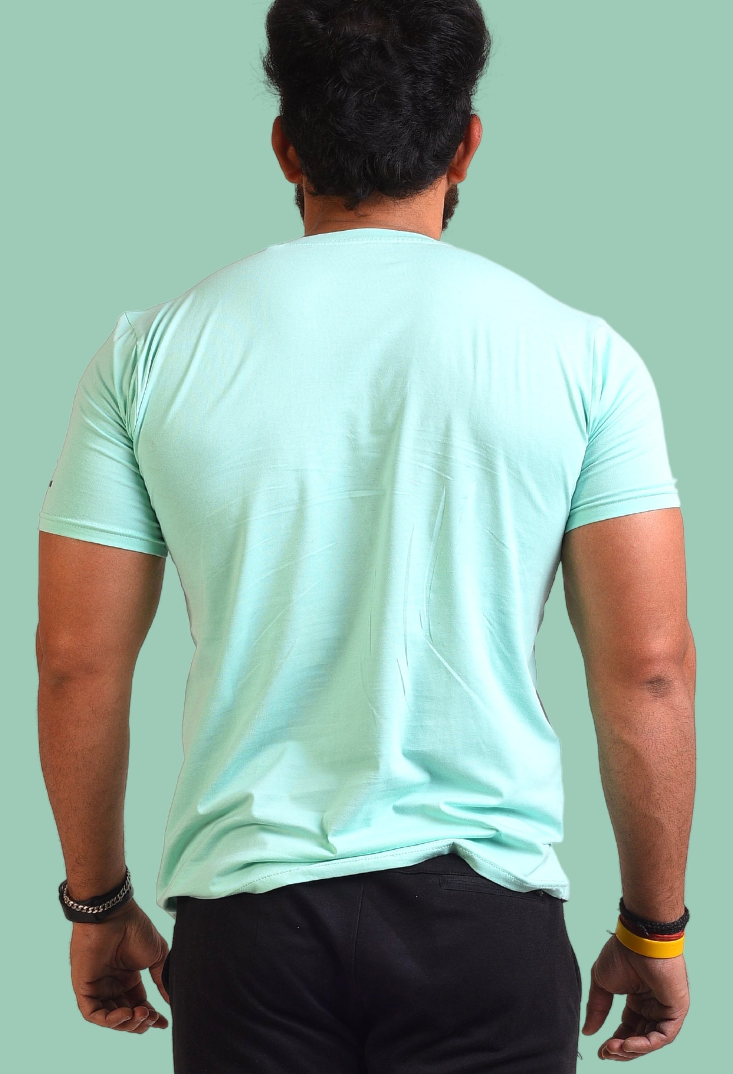 Gym T Shirt - Train Insane Iron Rebel - Men T-Shirt with premium cotton Lycra. The Sports T Shirt by Strong Soul
