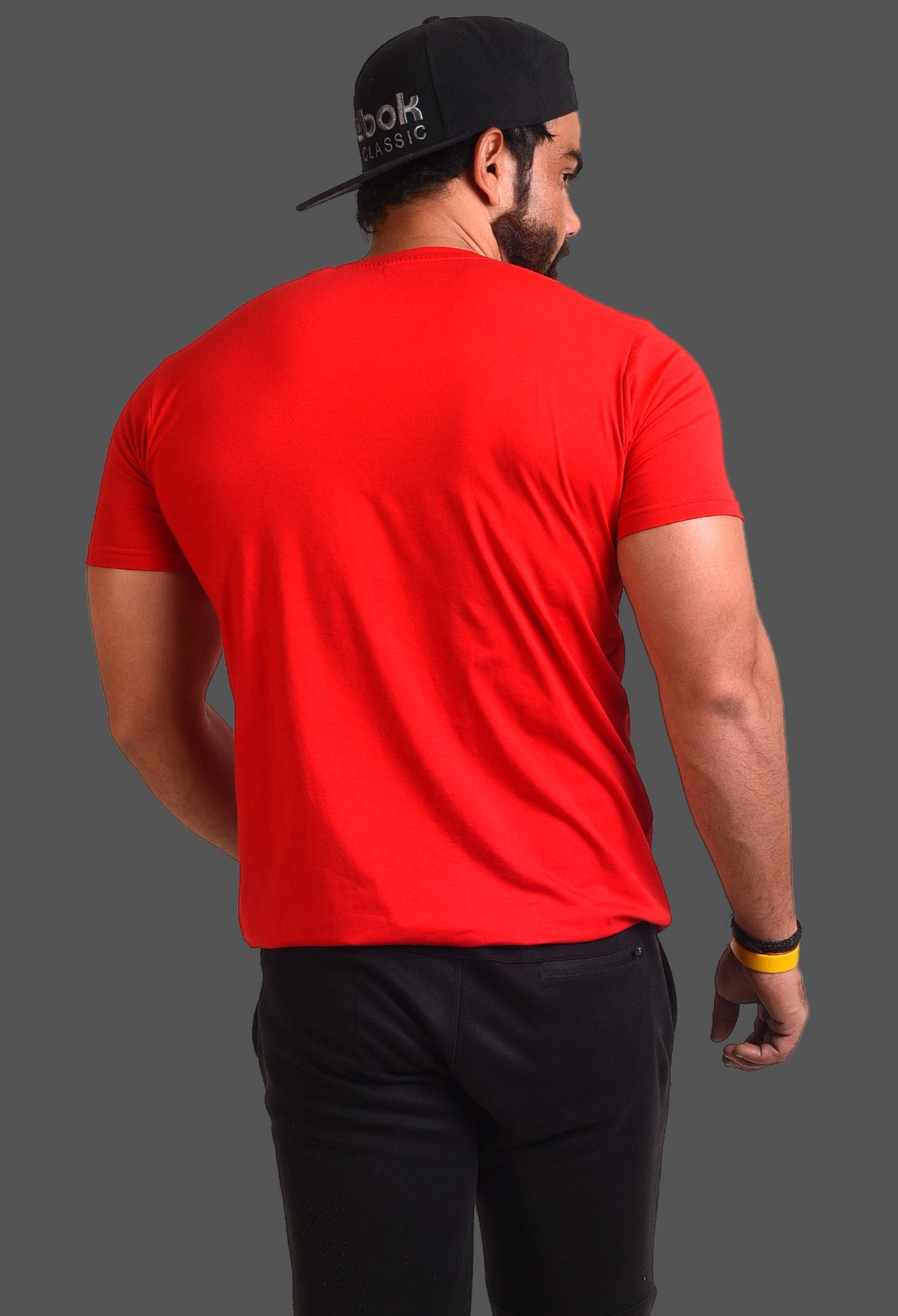 Gym T Shirt - Wake Up Kick Ass Repeat - Men T-Shirt with premium cotton Lycra. The Sports T Shirt by Strong Soul