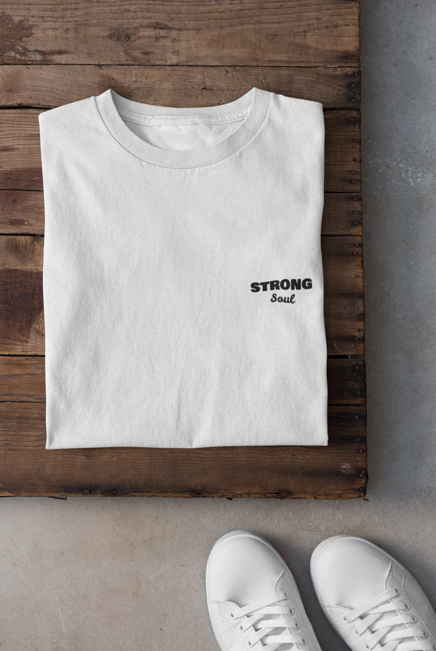 White Solid - Gym T Shirt Strong Soul Shirts & Tops