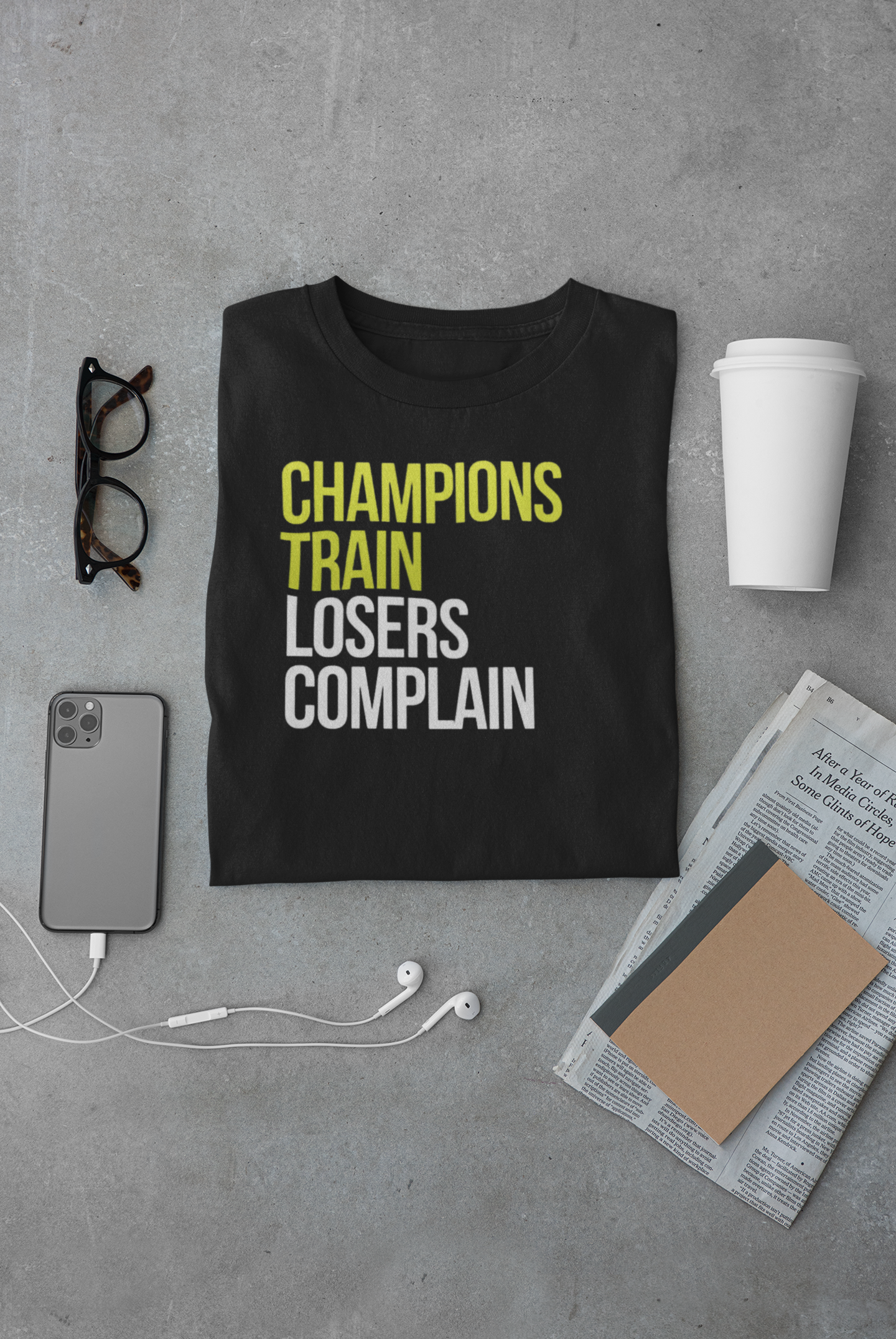 Champions Train Losers Complaint Strong Soul Shirts & Tops