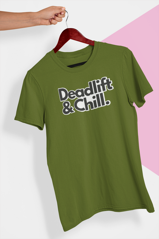 Deadlift And Chill - Women Gym T Shirt Strong Soul Shirts & Tops