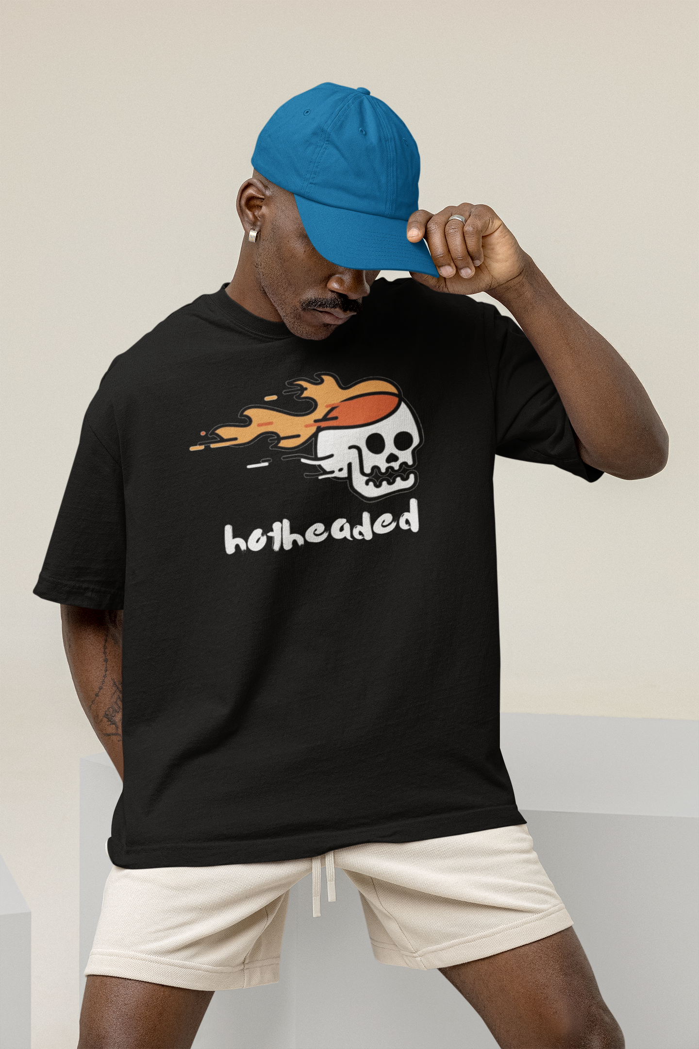 Hot-Headed - Gym Oversized T Shirt Strong Soul Shirts & Tops