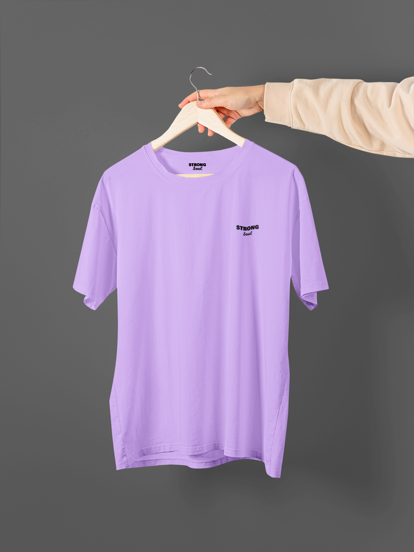 Lavender Solid - Gym T Shirt Strong Soul Shirts & Tops