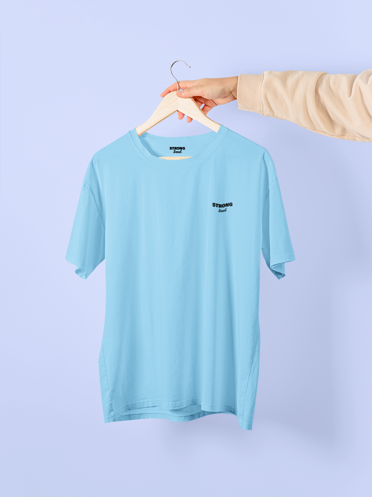Baby Blue Solid - Gym T Shirt Strong Soul Shirts & Tops