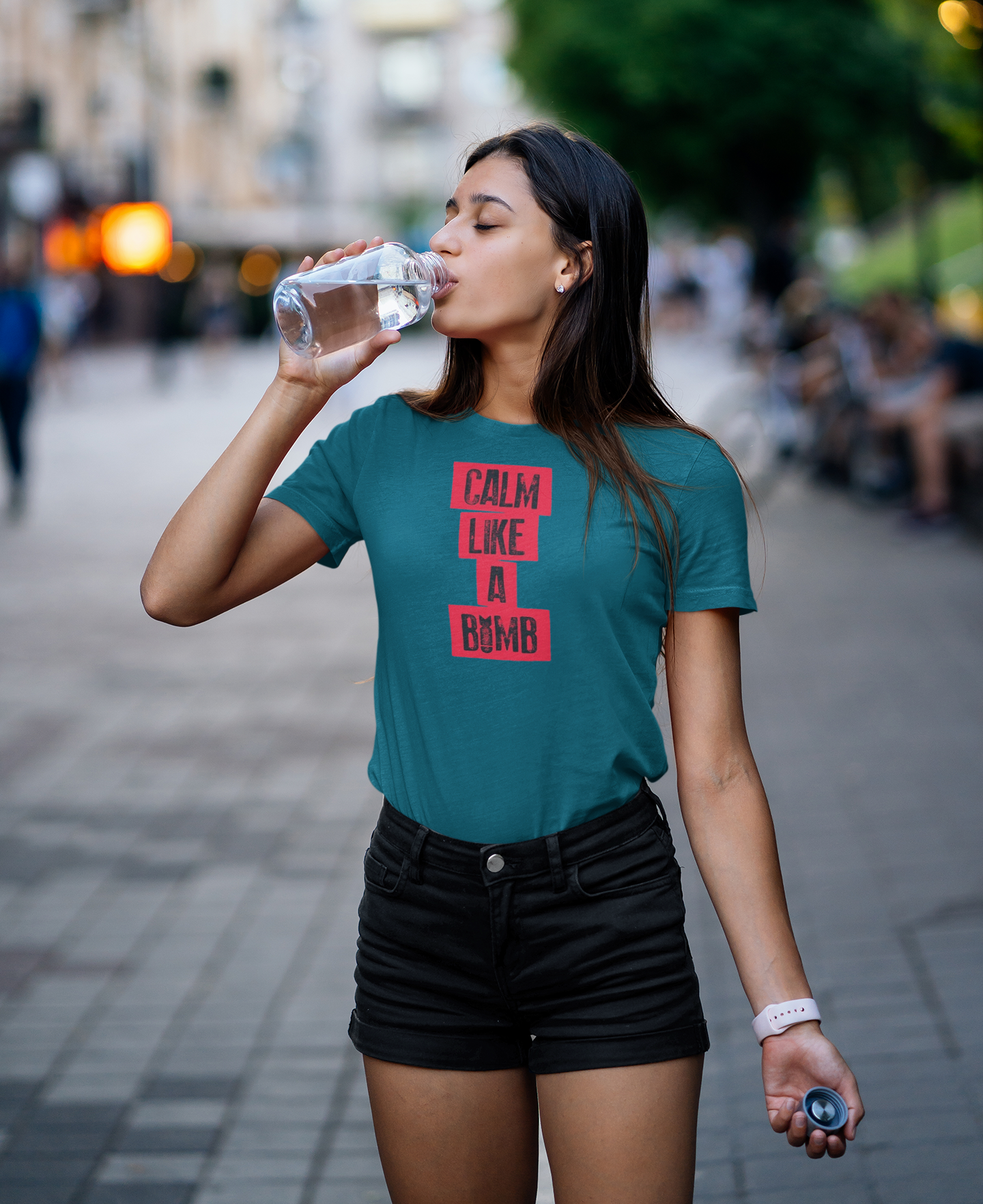 Calm Like A Bomb - Gym T Shirt Strong Soul Shirts & Tops