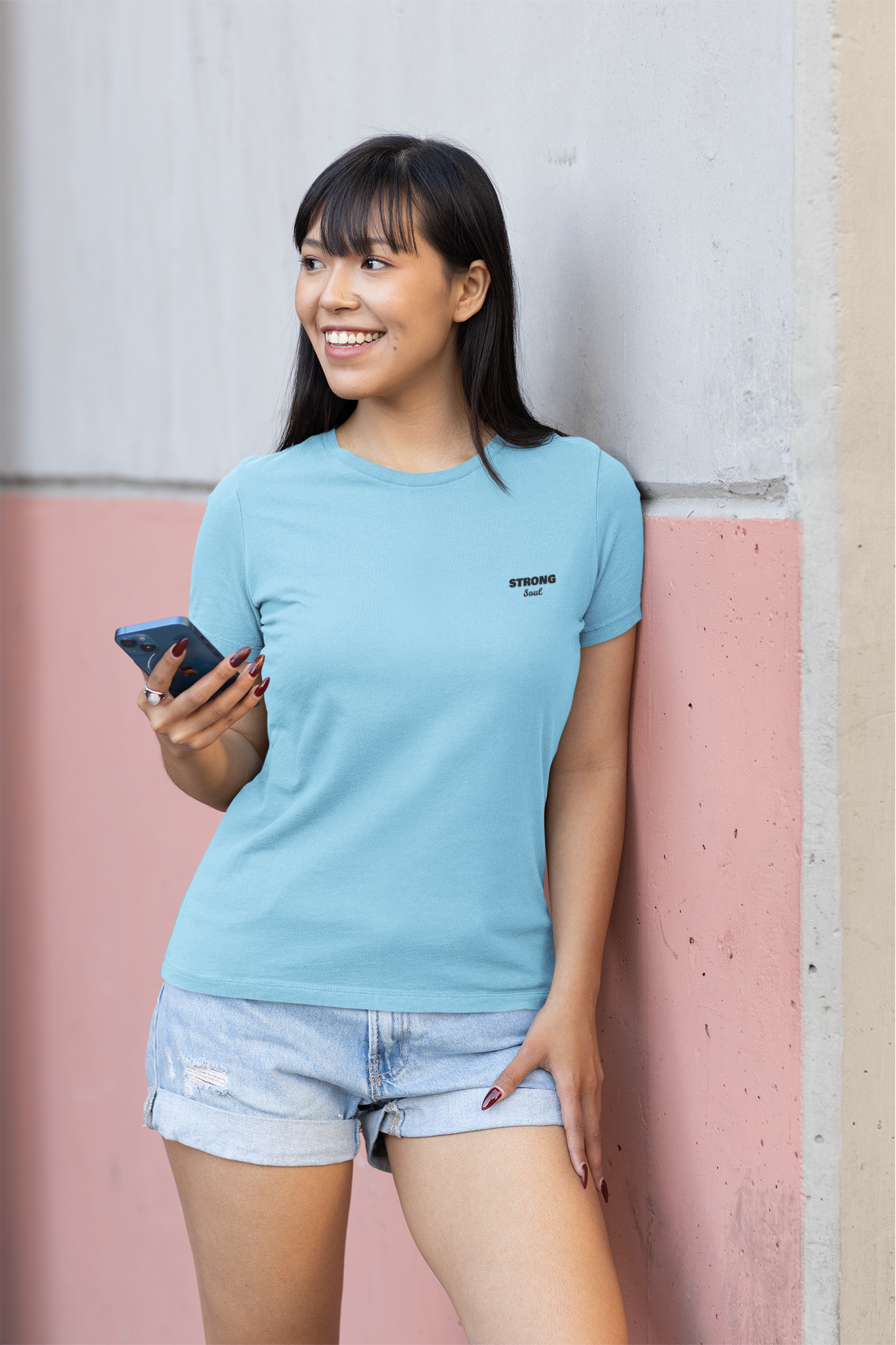 Baby Blue Solid - Gym T Shirt Strong Soul Shirts & Tops