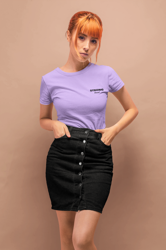 Lavender Solid - Gym T Shirt Strong Soul Shirts & Tops