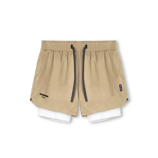 Beige - Compression Shorts 103 Strong Soul Shorts