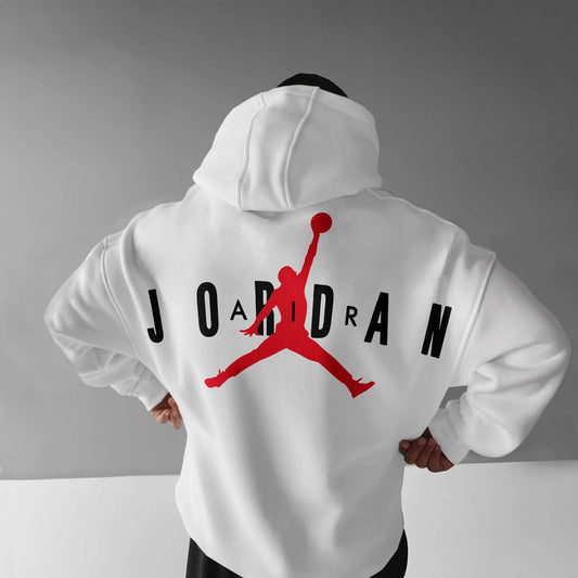 Jordan Fan Art - White - Oversized Hoodie 400 GSM