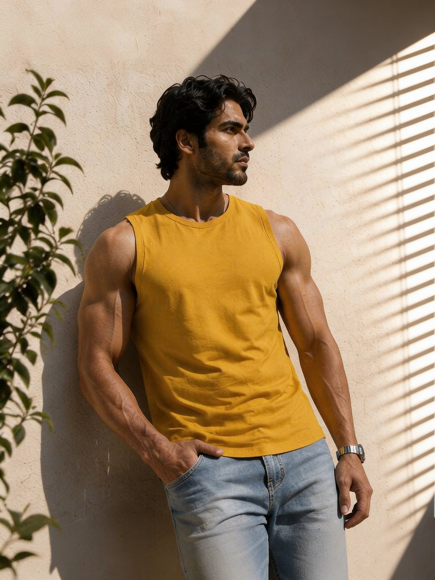 Yellow StrongFlex Elite Tank - Apple Cut