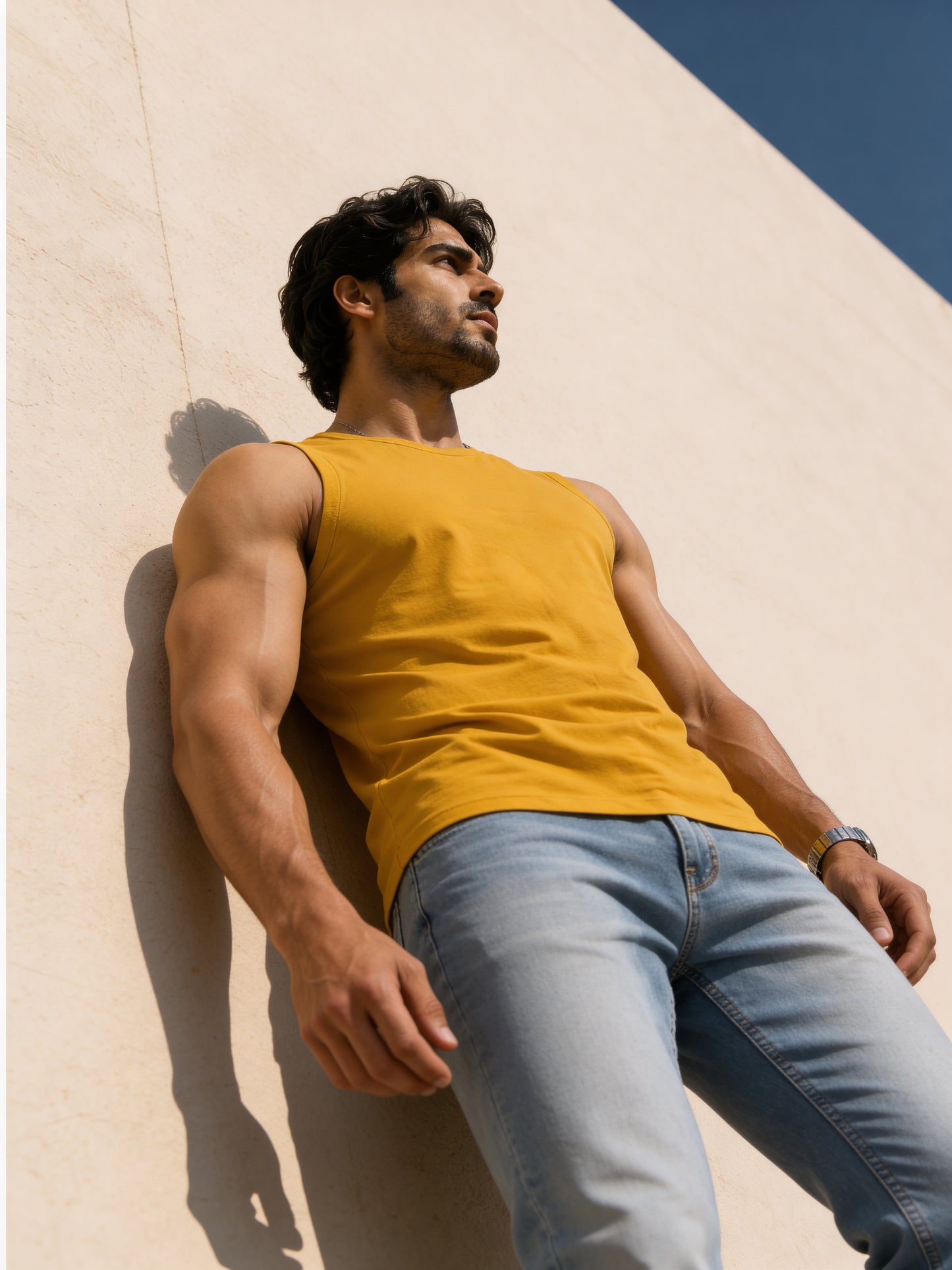Yellow StrongFlex Elite Tank - Apple Cut