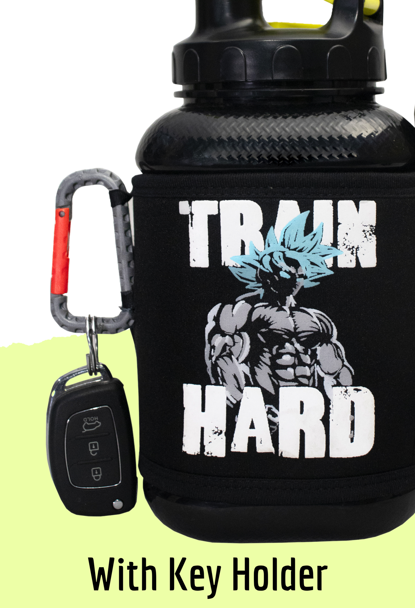 Train Hard - Monster Gallon Gym Bottle 2.2L Strong Soul Gym Bottle