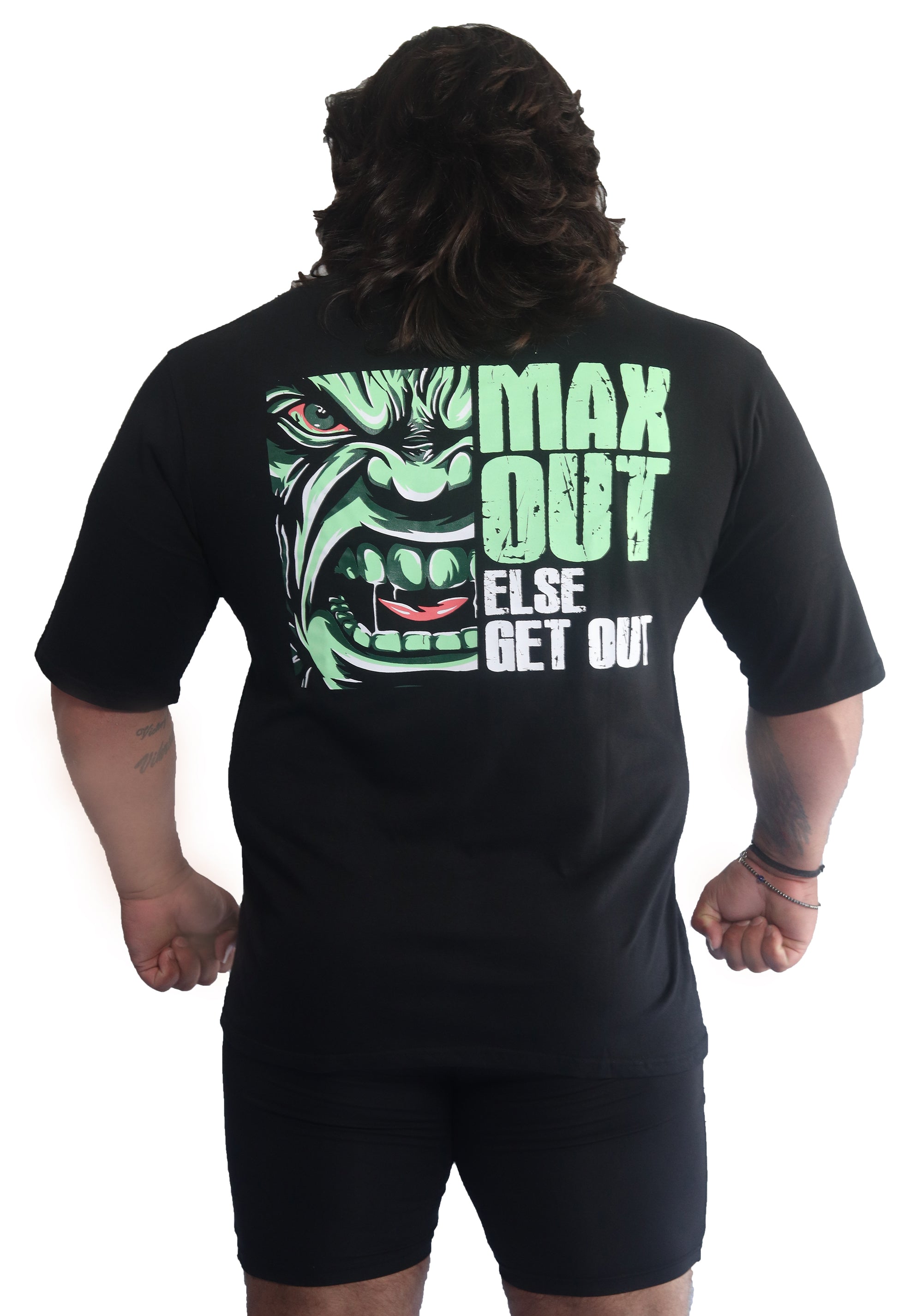Max Out Else Get Out - Gym Oversized T Shirt Strong Soul Shirts & Tops