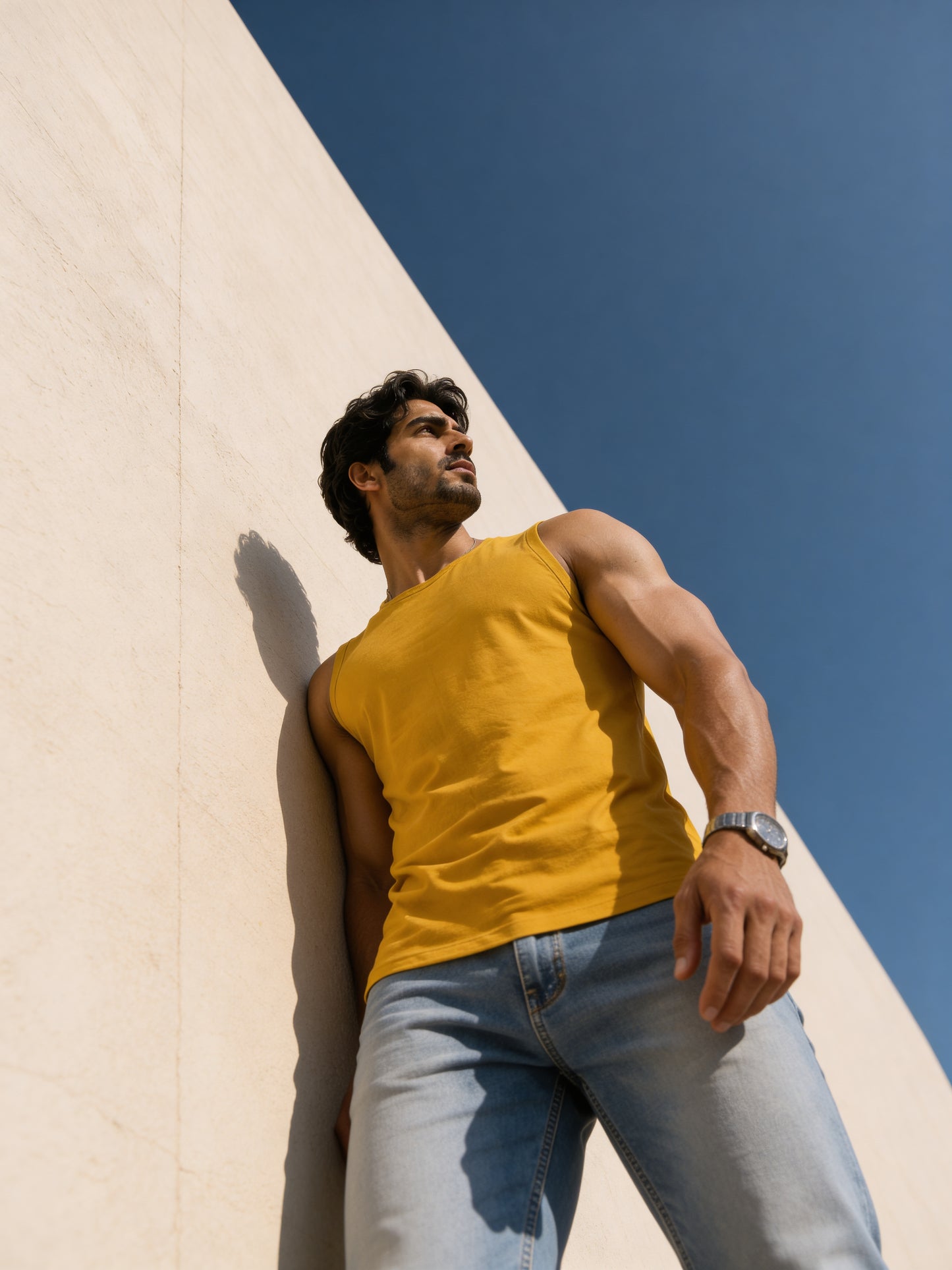 Yellow StrongFlex Elite Tank - Apple Cut