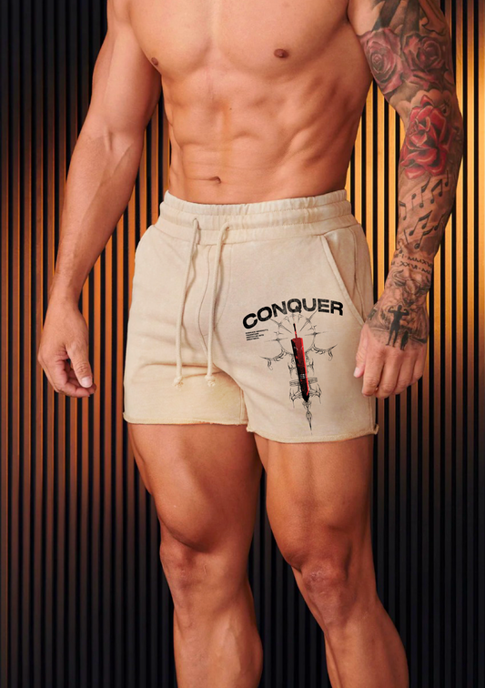 Beige - Conquered - Short Shorts 101