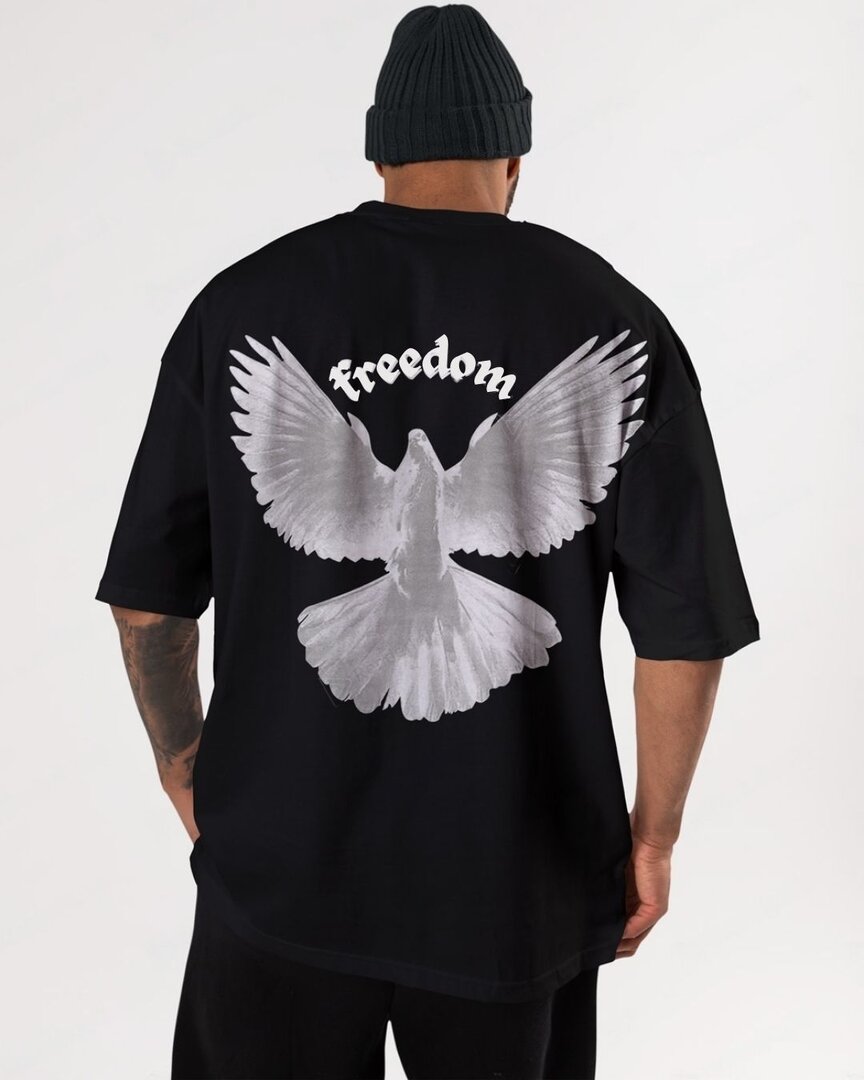 Freedom - Gym Oversized T Shirt Strong Soul Shirts & Tops