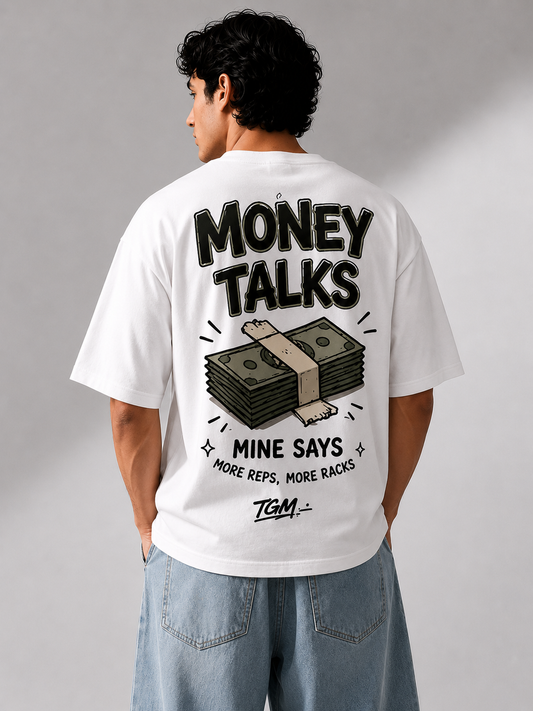 T-Shirt - Money Talks - Oversized