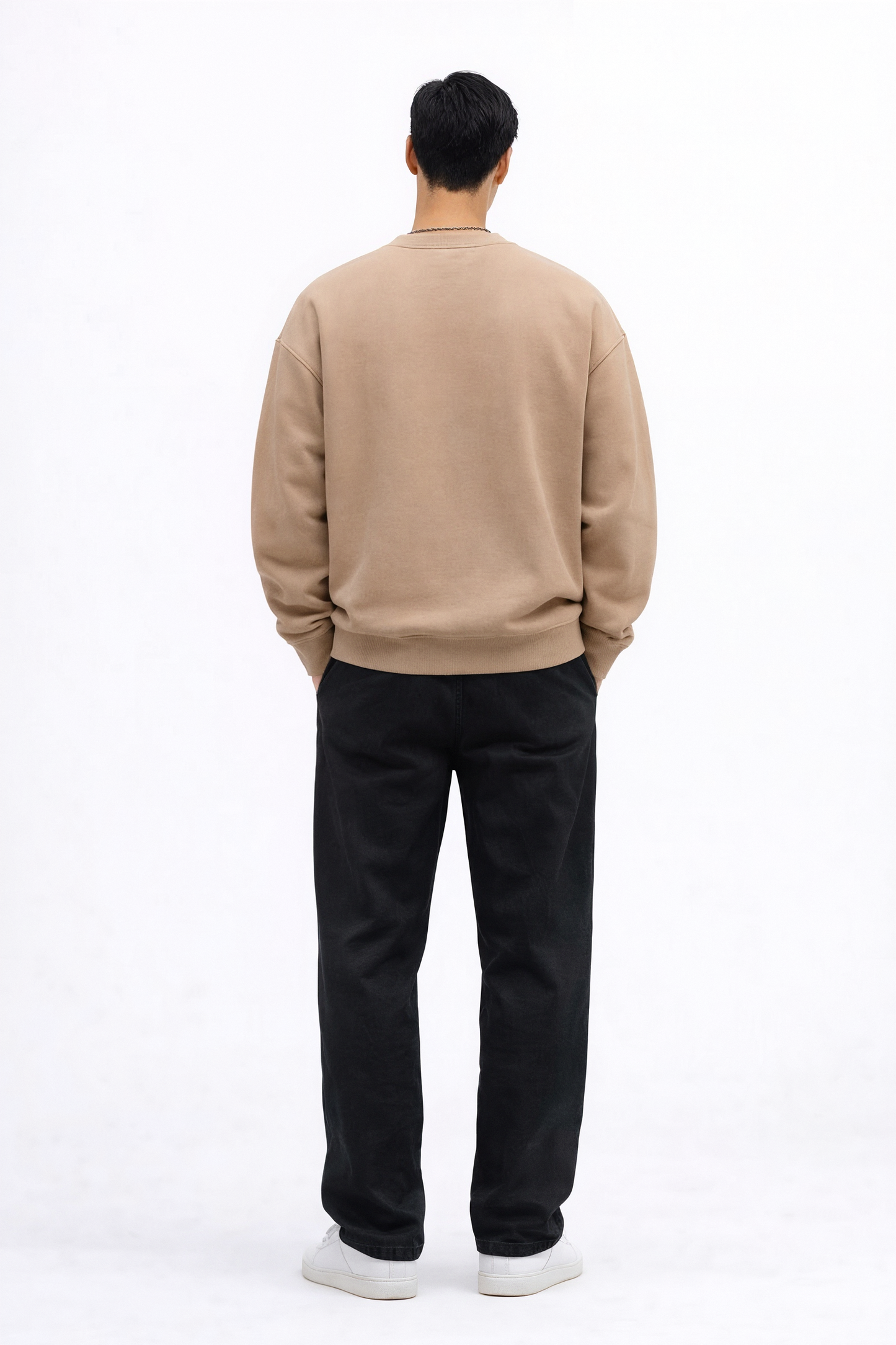 Oversized - Beige Sweatshirt 400 GSM