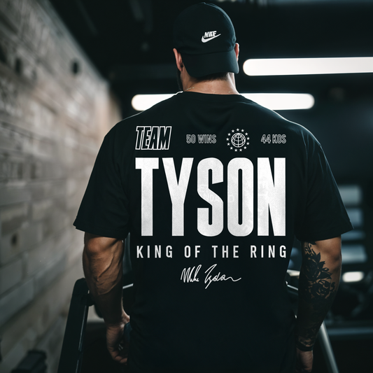 T-Shirt - Black - King Of The Ring - Oversized