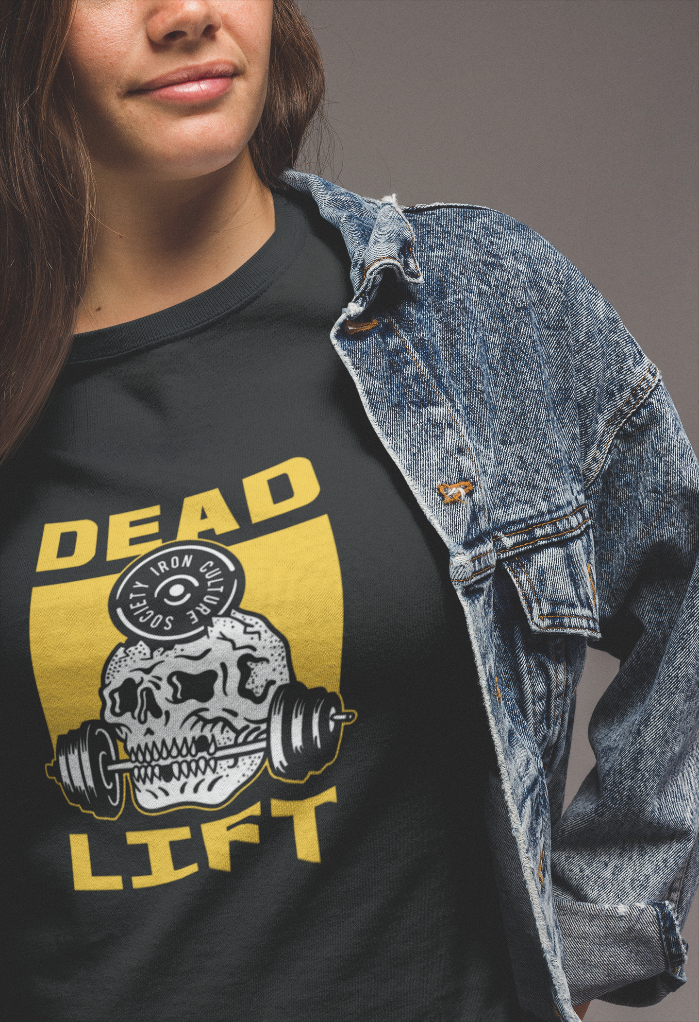 Deadlift Skull - Gym Oversized T Shirt Strong Soul Shirts & Tops