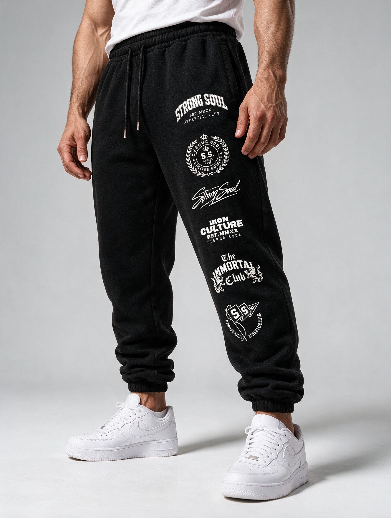 Black - The Immortal Club - Joggers P106
