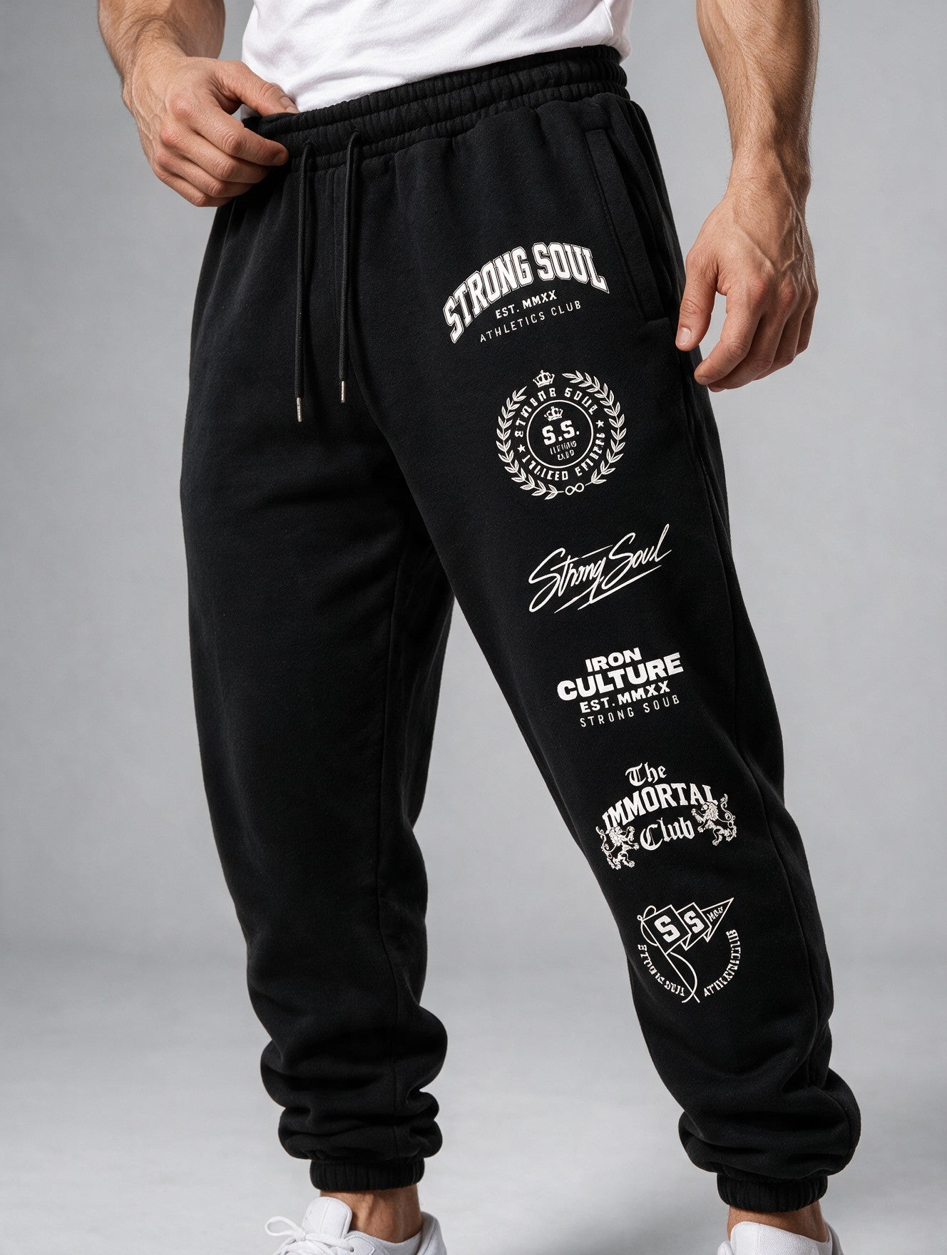 Black - The Immortal Club - Joggers P106