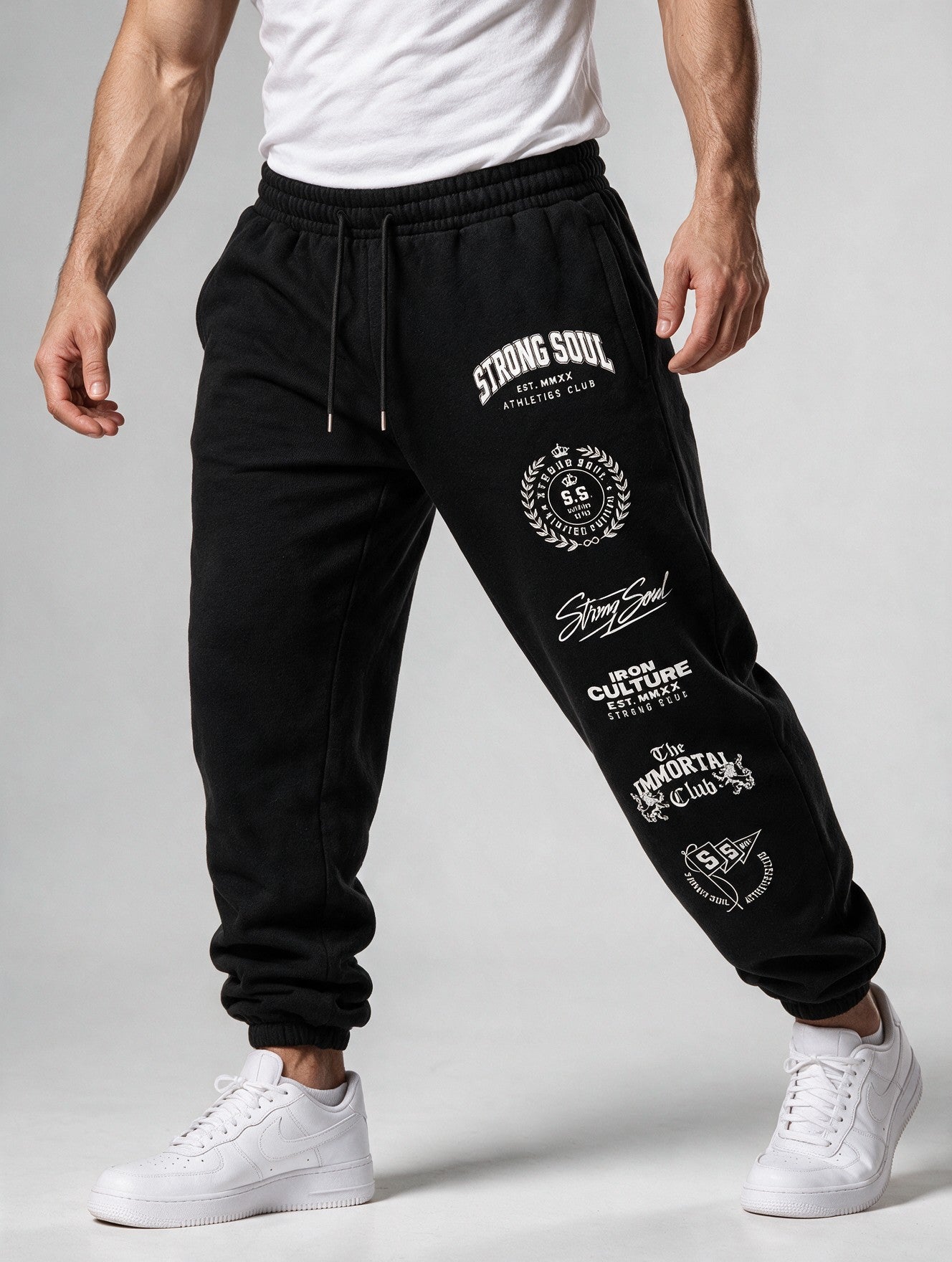 Black - The Immortal Club - Joggers P106