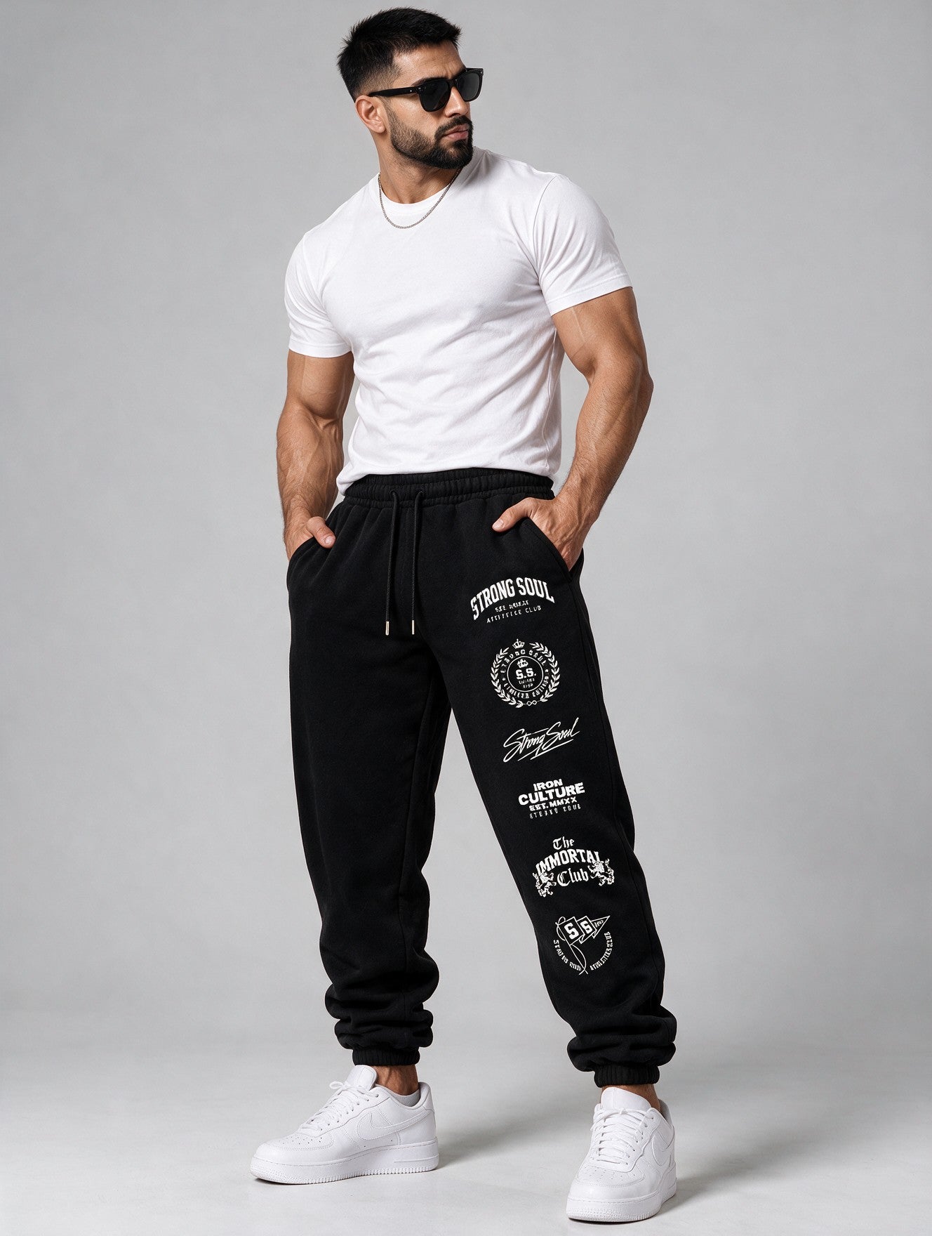Black - The Immortal Club - Joggers P106