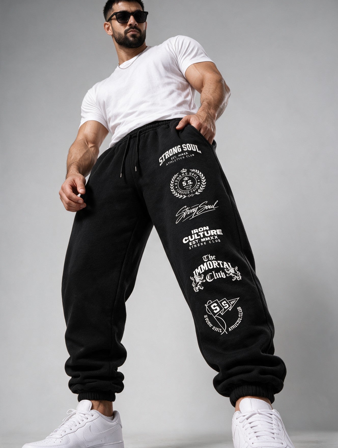 Black - The Immortal Club - Joggers P106